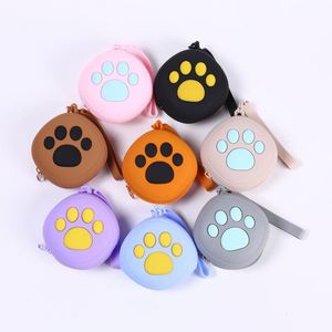 Silicone Coin Purse, <b>Mini</b> Coin Purse, Candy <b>Pouch</b>, Zipper Keychain <b>Pouch</b>, Cute Handbag - Product Image 2