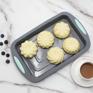 Molde profesional <span class=keywords><strong>de</strong></span> grado alimenticio para <span class=keywords><strong>Fondant</strong></span>, molde <span class=keywords><strong>de</strong></span> silicona para pasteles, bandeja para hornear pasteles - Product Image 3
