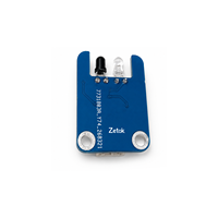 Modul Sensor Reflektif Inframerah Zetok IRS01 untuk Kit Pemula Komponen Elektronik Penghindar Rintangan Inframerah