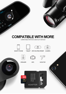 200 MB/giây san đĩa cực Bộ nhớ Thẻ Micro 256GB 128GB SD Thẻ 64GB 32GB với V30 U3 512G 1TB TF Flash Thẻ cho điện thoại máy ảnh DVR - Product Image 6