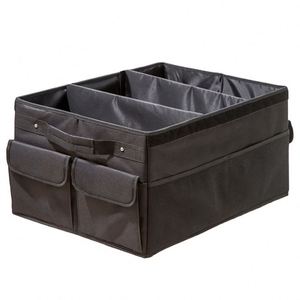 Organizadores de almacenamiento de carga de servicio pesado expandibles con múltiples bolsillos, organizador de almacenamiento de maletero de coche plegable de gran capacidad - Product Image 1