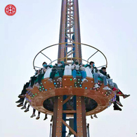 Atracción mecánica de parque de atracciones, juego de parque de diversiones, torre de caída libre giratoria, torre de caída en venta