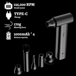 Purificador de polvo de aire eléctrico inalámbrico de velocidad continua adecuado para la limpieza de computadoras/automóviles/casas - Product Image 2