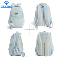 Sac à dos scolaire pour adolescentes avec compartiment pour ordinateur portable, bretelles rembourrées respirantes, grande capacité, sacs d'école ergonomiques