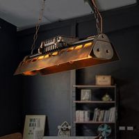 Ampoules rétro vintage et créatif en fer forgé, style américain, luminaire décoratif d'intérieur, style steampunk, idéal pour un bar ou un café
