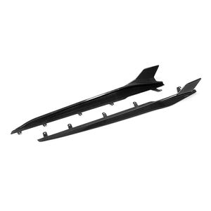 M8 yan etekler SQ stil için 8 serisi G14 M8 M8 F91 F92 2-Door 2020-IN kuru karbon Fiber ön tampon yan etekler M8 yan etekler - Product Image 3