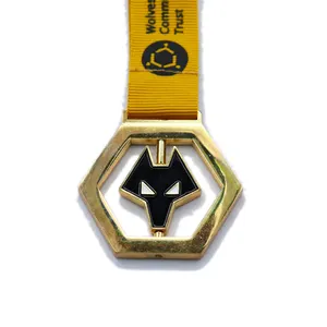 골프 헤드 트로피 Bundesliga 메달 배드민턴 조디악 메달리온 메달 금속 대회 메달 회전 5K 리그 컵