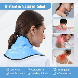 Impacco in Gel Personalizzato <span class=keywords><strong>Caldo</strong></span> & Freddo per il <span class=keywords><strong>Collo</strong></span>, Fascia Riscaldante e Raffreddante per Alleviare il Dolore, Taglia Unica con Benefici Rilassanti e Antistress - Product Image 2