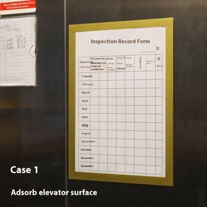 A4 A5 A3 từ bảo vệ PVC tay áo chèn thẻ tài liệu thang máy nhựa cứng tay áo với từ tập tin Túi - Product Image 4