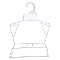 Cintres de maillot de bain en métal PS en forme de corps coréen au design moderne pour le rangement des vestes et l'utilisation des sacs
