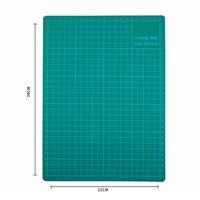 45*60cm Impression Personnalisée PVC Tapis De Coupe Auto Guérison Tapis De Coupe A2 Double Face DIY Artisanat Vert
