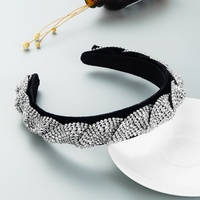 Serre-tête Tendance et Magnifique en Strass de Cristal, Grande Version, Accessoire Cheveux pour Femme, Idéal pour le Lavage du Visage