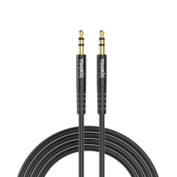 1M TPE kawat 3.5mm kabel Audio AUX untuk ponsel Earphone PC ponsel Tablet MP3 pintar dengan panjang 0.5M bahan tembaga perisai kepang