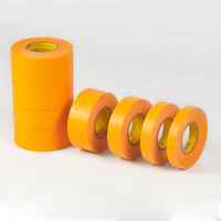 Cinta de Enmascarar Acrílica H113 Resistente al Calor hasta 100 Grados, Rollo Jumbo Goldband, para Pintura Automotriz, Uso en Interiores y Exteriores, Pisos Epóxicos