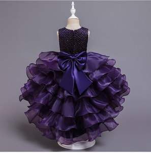 669 Little Princess Flower Girl Dress Niños Vestido <span class=keywords><strong>de</strong></span> <span class=keywords><strong>novia</strong></span> Puff últimos vestidos <span class=keywords><strong>de</strong></span> fiesta para <span class=keywords><strong>niñas</strong></span> - Product Image 4