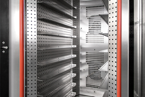 <span class=keywords><strong>Four</strong></span> à convection au gaz en acier inoxydable commercial à 5 plateaux pour boulangerie-pâtisserie - Product Image 4