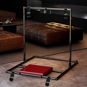BANSEY Iron Bondage Stand with Bed Restraint Strap Set and Cuffs Balancoire avec support Letto bondage Cama de sujecion - Product Image 1