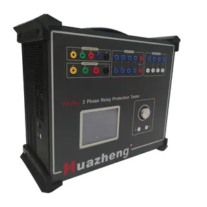 Huazheng-kit de prueba de relé trifásico eléctrico, alta calidad, alta precisión, 3 fases de protección, probador de relé