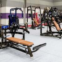 Équipement de musculation professionnel approuvé ISO, banc de musculation horizontal pour les culturistes avancés