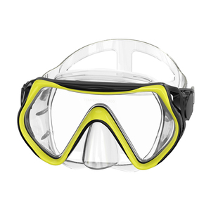 Masques <span class=keywords><strong>de</strong></span> plongée à lentille unique Lunettes <span class=keywords><strong>de</strong></span> plongée en apnée Lunettes <span class=keywords><strong>de</strong></span> plongée en apnée Miroir <span class=keywords><strong>de</strong></span> <span class=keywords><strong>natation</strong></span> Vue HD Verre trempé Protection du nez à grand cadre - Product Image 2