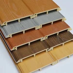 Ngoài trời WPC mặt tiền tường ốp phải đối mặt với bảng điều khiển phía trước nhà siding bên ngoài hiện đại tường lớp phủ gạch - Product Image 2