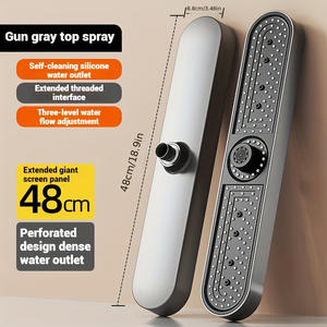 ฝักบัวสเปรย์ทรงสี่เหลี่ยมขนาด 7 นิ้ว เคลือบสูญญากาศ ติดตั้งง่ายสำหรับใช้ในบ้านและโรงแรม - Product Image 2