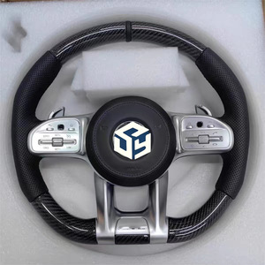 Volante de cuero cosido a mano de Mercedes personalizado para Mercedes Benz Cla Amg G63 W204 W205 W211 W212 W222 W213 W218 C43 <span class=keywords><strong>C300</strong></span> - Product Image 6