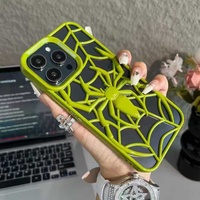 Nouveau modèle étui en forme d'araignée de refroidissement creux en trois dimensions pour iphone 17 Pro Max housse de protection en TPU Simple résistant aux chocs