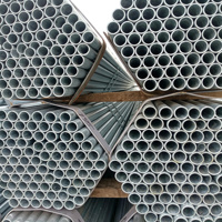 Tube rond en acier galvanisé (GI) de 25 mm, 40 mm, 50 mm, 80 mm, fourni par l'usine, pour serres agricoles, galvanisation à chaud