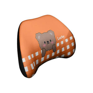 Coussin ergonomique en mousse à mémoire de forme pour appuie-tête et soutien lombaire Lucky Car, pour siège de conduite, paire de coussins - Product Image 4