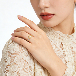 Bague de fiançailles et de mode personnalisée en or massif 10K/14K/18K, argentée, avec pierre de laboratoire CVD de qualité IGI VVS-VS, taille brillant classique, style cluster - Product Image 6