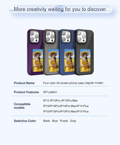 Nuovo arrivo 4 colori Smart E inchiostro <span class=keywords><strong>Cover</strong></span> cellulare NFC custodia per <span class=keywords><strong>iPhone</strong></span> <span class=keywords><strong>13</strong></span> 14 15 16 Plus <span class=keywords><strong>Pro</strong></span> Max <span class=keywords><strong>Cover</strong></span> - Product Image 5