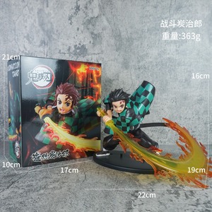 Nouveauté, figurine en PVC de dessin animé Kimetsu Yaiba Komaji, figurine démon Akaza, figurine d'action mignonne, jouet de collection pour cadeaux - Product Image 4