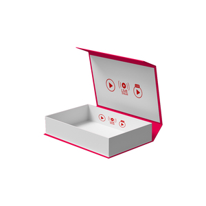 HENGXING Luxury Rigid <b>Paper</b> Folding Flat Magnetic Foldable Clothing Scarves Bridesmaid Dress Gift Box Packaging with Ribbon - Product Image 3