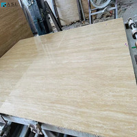 Carreaux de travertin ivoire naturel, travertin beige populaire, dalles de marbre beige de haute qualité, travertin pour mur