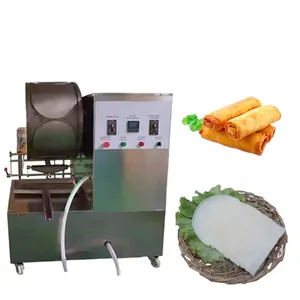 Commercial Spring Roll Wrapper Making Machine Electric Roast Duck Thin Pancake Maker Making Machine