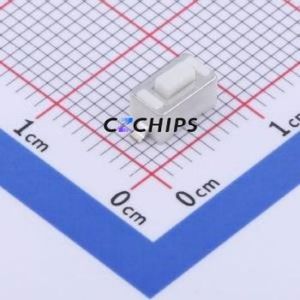 GT-TC057A-H043-L1 Tactile Switch SMD,6x3.5mm Switch Single Pole Single Throw Rectangle Button 1.6N Vertical Mount - Product Image 1