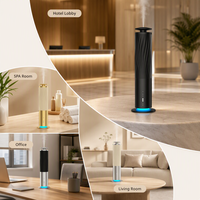 Diffuseur d'arômes sans eau à haute couverture, rechargeable, en alliage d'aluminium, machine à parfum intelligente à commande sans fil