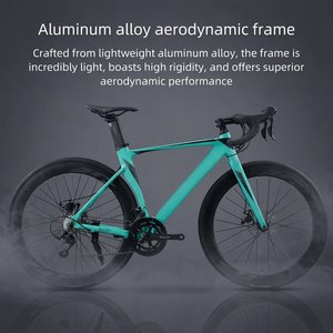 Nuova Bici da Corsa 2026, Cambio Integrato STI, Telaio in Lega di Alluminio, Bicicletta da Corsa per Adulti a 14 Velocità - Product Image 5
