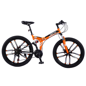 Vélo pliable pas cher en vente chaude, 24/26 pouces, avec cadre en acier personnalisé, roue pliable, vélo pour adultes, vélo en acier au carbone - Product Image 2