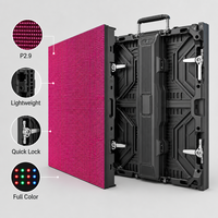 Pantalla LED de Alquiler para Interiores P2.9, Gabinete Ligero de Bloqueo Rápido, Pantalla LED a Todo Color para Hoteles, Banquetes y Celebraciones