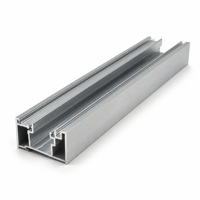Fabrication en gros d'extrusions d'aluminium robustes pour cadres muraux en verre intérieurs modernes