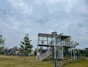 Thiết kế hiện đại đôi mái nhà prefab mở rộng sang trọng di động container nhà di động Kết Cấu Thép nền tảng - Product Image 3