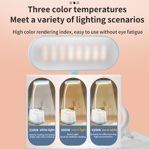 Lámpara de escritorio LED Protección ocular Aprendizaje Modelo de carga Soy un almacenamiento multifuncional Lámpara de escritorio de carga USB - Product Image 4