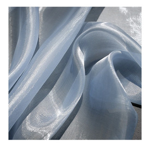 Dentelle de luxe tissu organza liquide tissu <span class=keywords><strong>brillant</strong></span> robe de mariée en satin cristal organza tissu robe réfléchissante pour jupe - Product Image 1