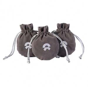 Pochettes en velours très résistantes, revêtement imperméable, sacs en velours pour l'emballage de bijoux - Product Image 6