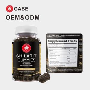 Gomme di Shilajit Gold per il supporto metabolico e immunitario, resina minerale naturale, 60 pezzi con Ashwagandha e Curcuma - Product Image 1