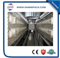 Machine d'emballage thermique à circulation d'air chaud pour film PVC, tunnel de rétraction infrarouge à vapeur