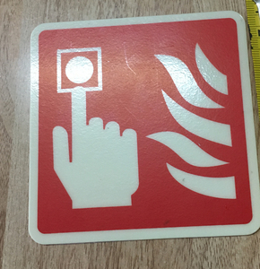 Photoluminescent Fire Alarm Call Point Safety <strong>Warning</strong> <strong>Sign</strong> Fire protection Signs - Product Image 6