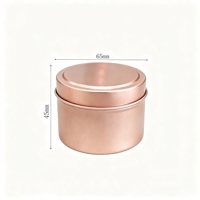 Vente en gros de boîtes de conserve pour bougies personnalisées écologiques, recyclables, avec revêtement non toxique, sans soudure, 4 oz, en métal, pour bougies à la cire de soja